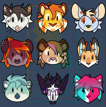 Blob icons